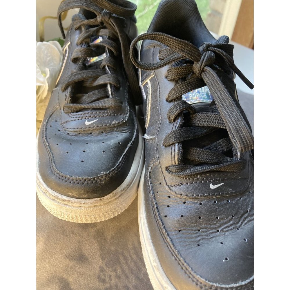 Women Nike Sneakers Airforce Metallic  - US 4 Shoes Metallic Gold Gift Shoes - Picture 4 of 7